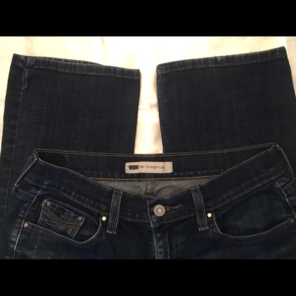 Levi’s 505 Jeans Straight Leg Stretch Size 30 x 30 - Picture 7 of 8